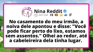 No Casamento Do Meu Irmão, A Noiva Dele Apontou E Disse Você Pode Ficar Perto Do Lixo...