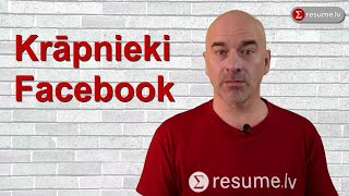 Krāpnieki Facebook