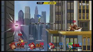 Super Smash Bros. Ultimate Clic Donkey Kong Vs Diddy Kong, Mario, Luigi, ..., Master Hand