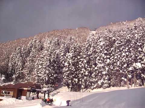 野沢温泉スキー場　2010年1月16日　長坂ゴンドラ前