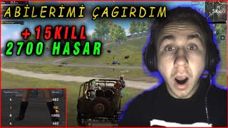 Abilerimi Çağırdım Pubg Mobile 17 Kill 2700 Hasar