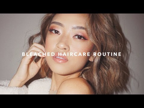 Bleached Haircare Routine - YouTube