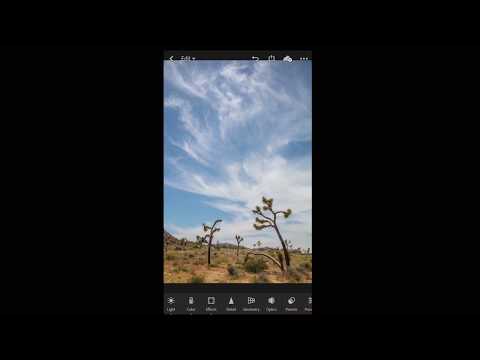 Custom presets in Adobe Lightroom for mobile