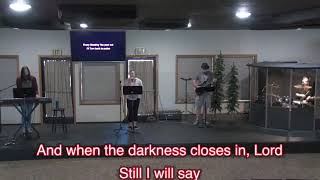 You're Not Far, The Day No One Believed, Jeana Darby and Hope Rising, Hope Church Paradise, 2-28-21