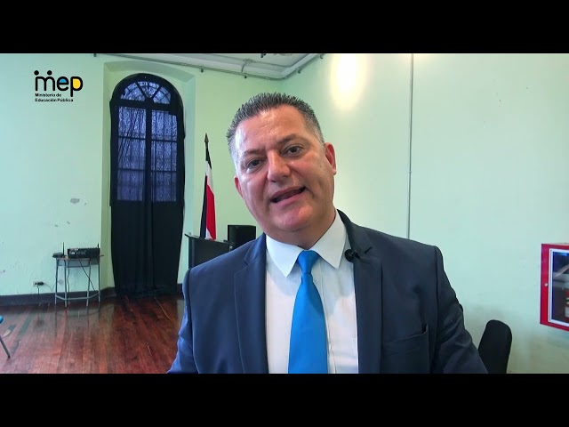 Watch Melvin Chaves Duarte, Viceministro Académico MEP - Aplicación de Prueba Comprensiva on YouTube.