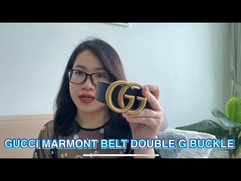 Dây nịt quốc dân Gucci Marmont unisex phù hợp đi làm đi chơi quẩy| Gucci Marmont Belt double G