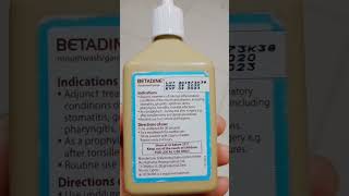 Betadine Mouthwash Gargle