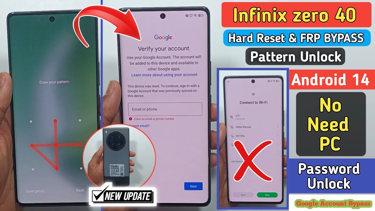 Infinix Zero 40 Hard Reset | frp bypass Android 14 | Infinix Zero 40 Hard Reset | frp bypass Android 14 |