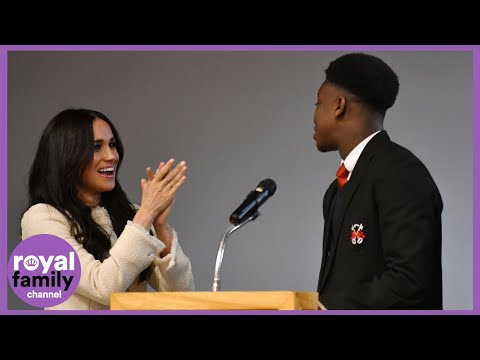 'She Really is Beautiful Innit!': Schoolboy Wowed by Duchess of Sussex