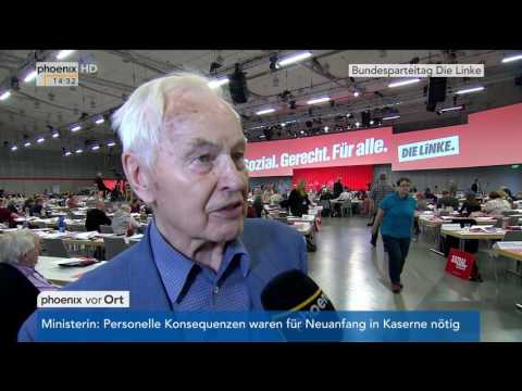 Bundesparteitag Die Linke: Hans Modrow im Interview am 10.06.2017