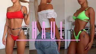 CLOTHING/SWIMSUIT HAUL | White Fox Boutique