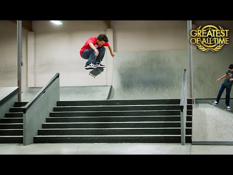 Paul Rodriguez: 7 Tricks In A Row Down The 7… On A BROKEN BOARD
