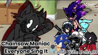Fnf Chainsaw Maniac But Everyone Sing Itthe Bat Showcollab With Defrax05