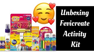 Unboxing Fevicreate Activity Kit All-In-One Diy Craft Set