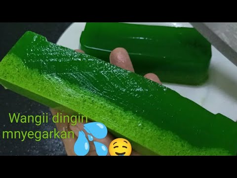 Agar agar Pandan Wangi Santan by acik shima