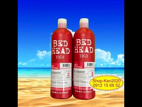 Cặp dầu gội xả Tigi Bed Head Urban Antidotes level 3 750ml x2 Tigi đỏ