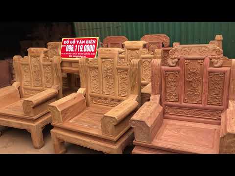 khảo sát 2 mẫu bàn ghế đồ gỗ phòng khách âu á hộp đồng kỵ của xưởng gỗ văn biên nhé