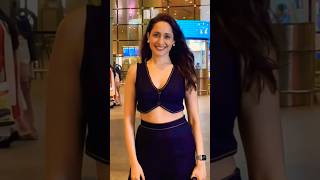 Pragya Jaiswal Hot Stunning Look At Airport Beautiful Travel Style