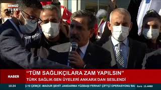 Türk Sağlik-Sen Tüm Sağlik Çalişanlarina Zam Talebi̇