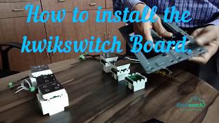 DIY or Installation of a Kwikswitch Switches in a 12-Module Plate. | Smart Home | Home Automation