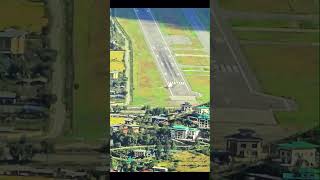Paros Iconic Landing Airbus A319 Dances Through Bhutans Mountains