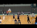インカレ2013女子D決勝　田中志穂･市丸美里(法政大)vs平井亜紀･山田真央(専修大)２／３