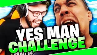 Yes Man Challenge Sur Fortnite Avec Tk