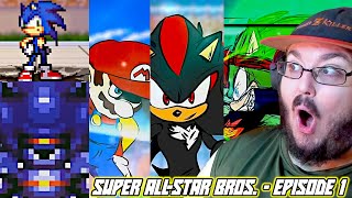 Super All-Star Bros. - Episode 1 Coalescing Realities Sonic & Mario Animation Reaction
