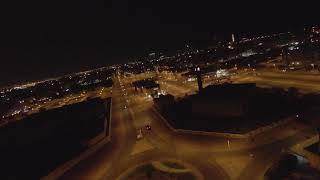 Dji Fpv Drone Night Flight In Kuwait Low Alude And Light