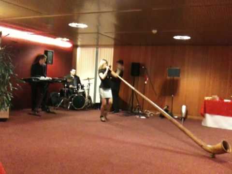 Eliana Burki playing Alphorn Jazz Eliana Burki playing Alphorn Jazz