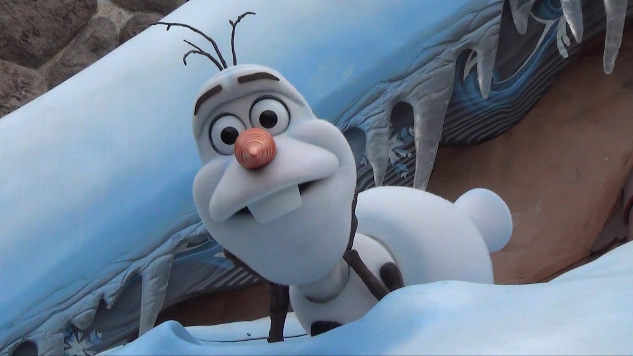 Talking Olaf From "Frozen" at Disneyland - Fantasyland Meet & Greet
