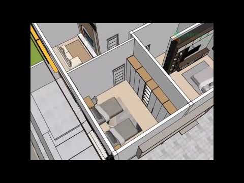 desain interior || sebelum render || rumah cik link Kho || banjarnegara desain interior