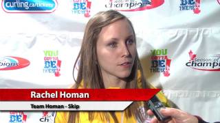 2011 Capital One Canada Cup of Curling - Draw 3 Media Scrum