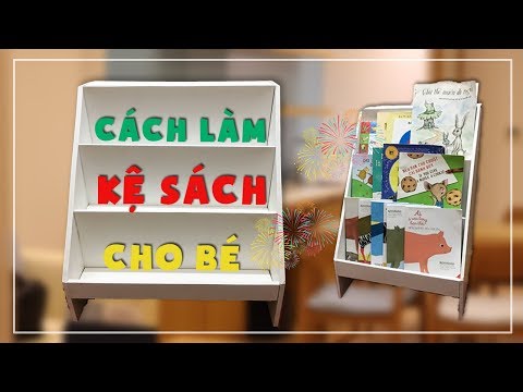 Mỡ Channel - Cách Làm Kệ Sách Bằng Bìa Đơn Giản (How to make bookshelf easy)