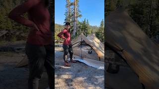 How We Set Up Camp While Backpacking