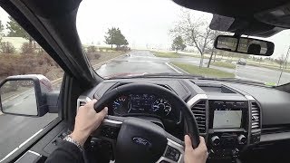 2018 Ford F-150 Powerstroke Diesel Platinum 4x4 SuperCrew - POV Test Drive (Binaural Audio)