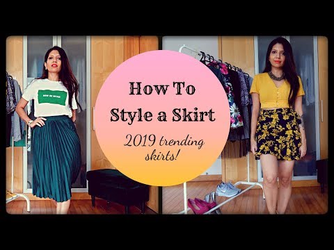 How to style a skirt (2019 trendy skirt styles)