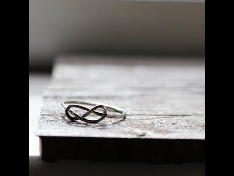 How to make a sterling silver infinity knot ring in any size ...