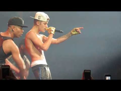 Justin Bieber BoyfriendBaby Shirtless- San Jose 62613 HD