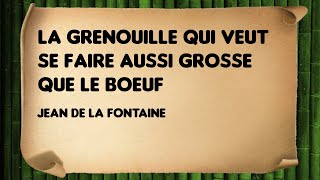 Watch Jean De La Fontaine La Grenouille Qui Veut Se Faire Aussi Grosse Que Le Boeuf video