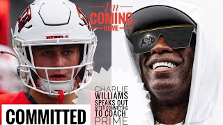 Charlie Williams SPEAKS OUT After Committing to Coach Prime “IM COMING HOME”🦬