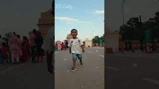 Go Down deh 😎 Little boy slow motion walk #music #rap #viral #travel