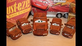 Mattel Disney Cars All Fred Variations (Bumper Stickers, Fallen, Big, Small, Lenticular) Die-casts