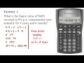 BA II Plus Calculator - Compound Interest (Present & Future Values)