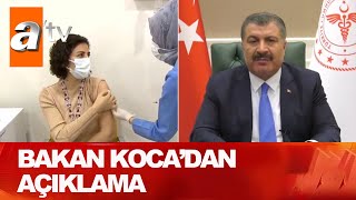 Türkiye Aşılamada Dünya 6.Sı - Atv Haber 4 Nisan 2021