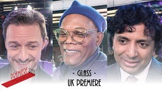 Glass - M. Night Shyamalan, Samuel L. Jackson, James McAvoy – UK Premiere Interview