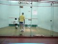 SQUASH EN ARGENTINA  DAM VS GILBERTO EL RETORNO DESPUES DE LA LESION