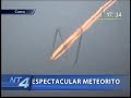 Big Meteor Falls In Cusco, Peru 25-08-2011 (FOOTAGE)
