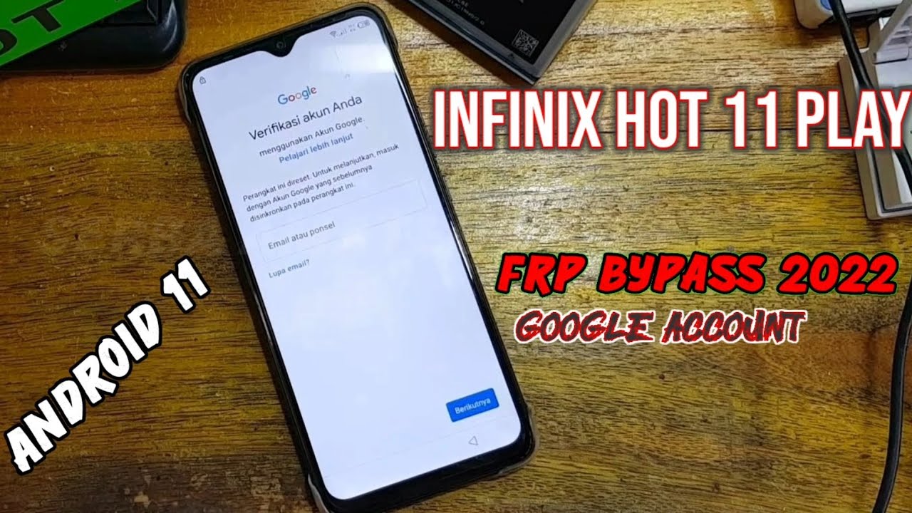 BYPASS FRP INFINIX HOT 11 PLAY X688B BYPASS FRP INFINIX HOT 11 PLAY X688B