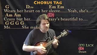 Beautiful Crazy (Luke Combs) Mandolin Cover Lesson with Chords/Lyrics - Capo 4th